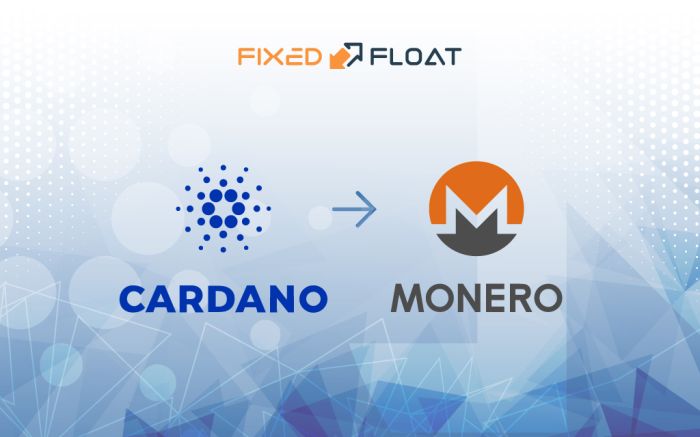 Câmbio Cardano por Monero