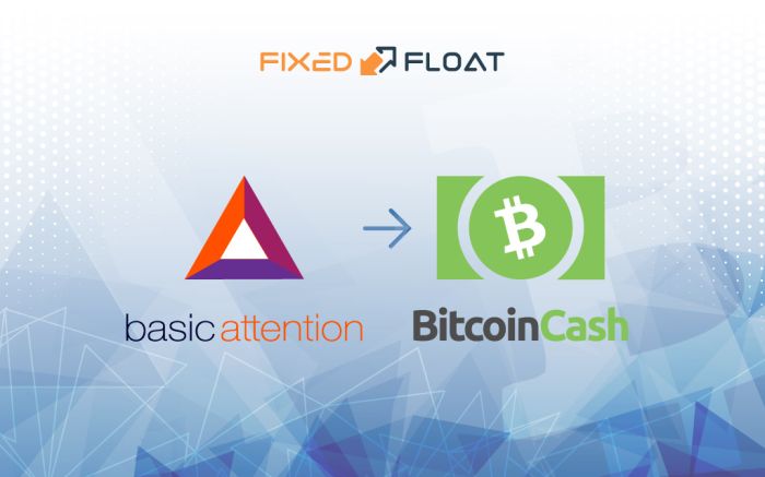 Câmbio Basic Attention para Bitcoin Cash