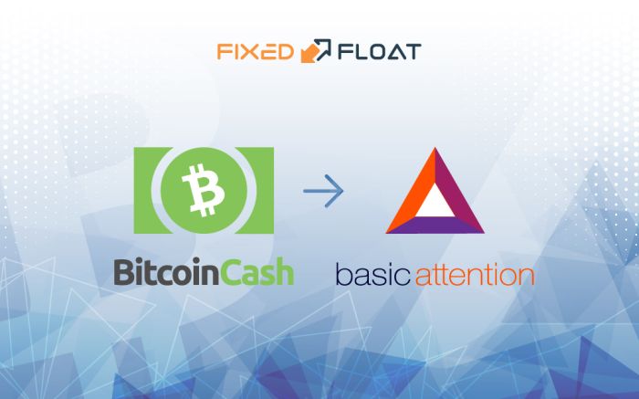 Câmbio Bitcoin Cash por Basic Attention