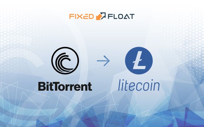 Câmbio BitTorrent por Litecoin