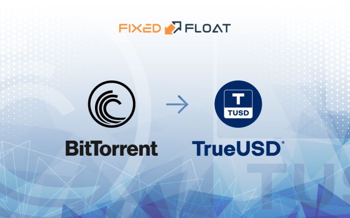 Câmbio BitTorrent por TrueUSD
