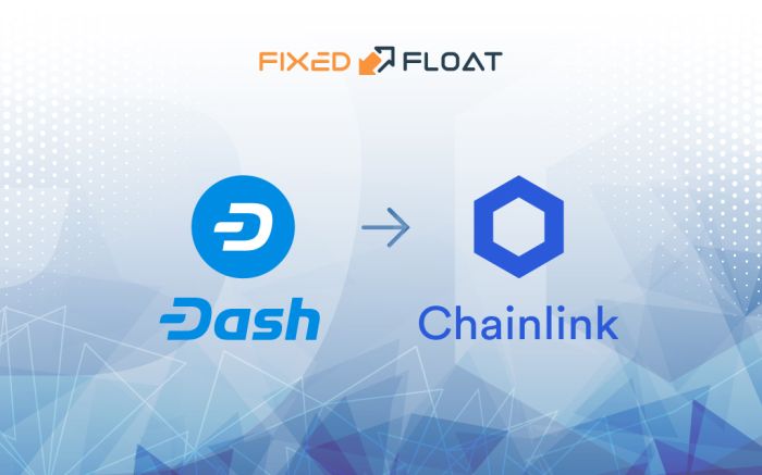 Tauschen Sie Dash gegen Chainlink