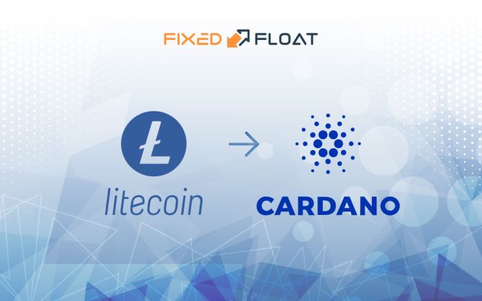Câmbio Litecoin por Cardano