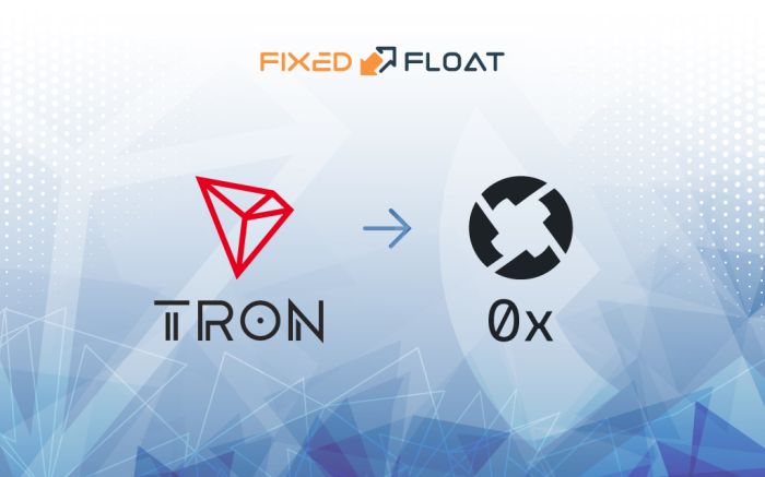 Intercambiar Tron a 0x