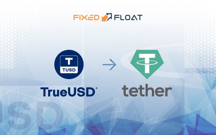 Câmbio TrueUSD para USDT (ERC-20)