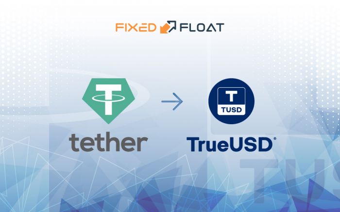 Câmbio USDT (ERC-20) para TrueUSD