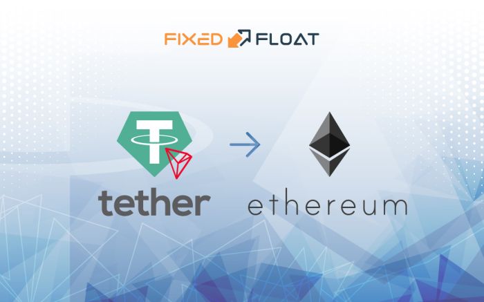Tauschen Sie USDT (TRC-20) gegen Ethereum