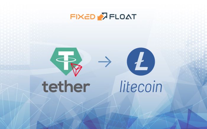 Câmbio USDT (TRC-20) para Litecoin