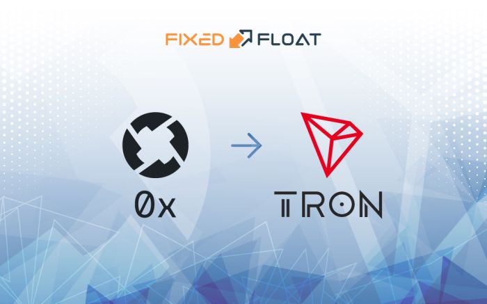 Intercambiar 0x a Tron